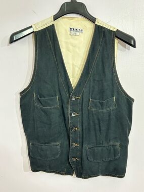Vintage Kikit Maurice Sasson Silk Vest